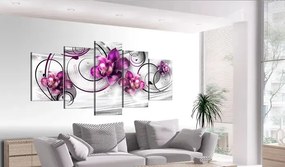 Obraz - Orchids and Pearls Veľkosť: 200x100, Verzia: Na talianskom plátne