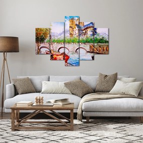 Obraz - Olejomaľba mesta (150x105 cm)
