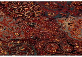 Vlnený kusový koberec Kain rubínový 200x300cm
