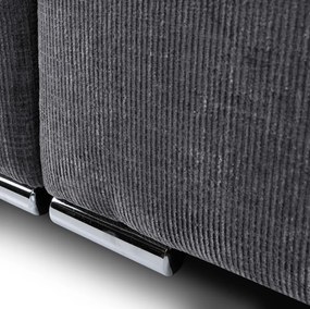 Rozkladacia pohovka Anafi, tmavo šedá látka