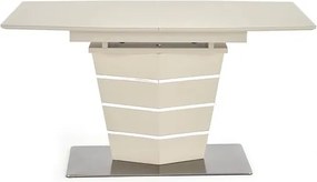 Rozkladací jedálenský stôl 140-180 cm Suena (biela + strieborná) (pre 6 8 osôb). Vlastná spoľahlivá doprava až k Vám domov. 1048600