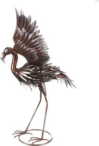 Plameniak 69 cm - kovová záhradná dekorácia