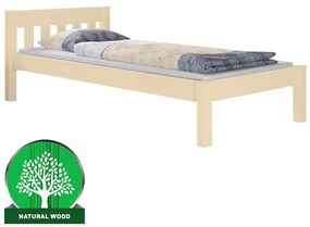 Posteľ Pino 90x200 borovica surová