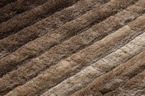 Dywany Łuszczów Kusový koberec Flim 007-B3 Stripes brown - 120x160 cm