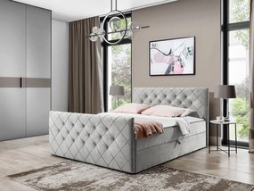 Kontinentálna posteľ Dotan, Rozmer postele: 120x200, Dostupné poťahy: Amor Velvet 4322