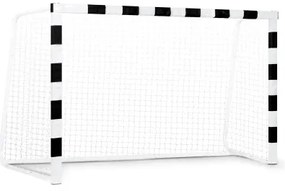 Futbalová tréningová bránka so sieťou 180x120 cm, čiernobiela, MultiGarden
