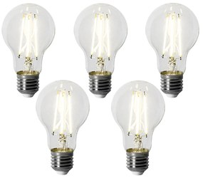 Sada 5 ks E27 dimbare LED lamp A60 6W 500 lm 4000K