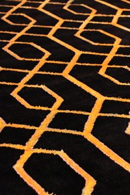 Koberec Cosmic Carving 5103 GREY/GOLD rozmery koberec: 80x150 cm