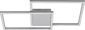 XXXLutz STROPNÉ LED SVIETIDLO, 49/24,5/5 cm Boxxx - Interiérové svietidlá - 008983001601