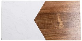 Servírovacia doska z dreva a mramoru GUSTA 30 cm