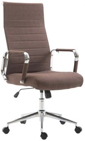 Design-Shop Kancelárska stolička Kolumbus - látka - Hnedá