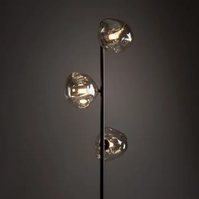 Stojacia lampa LAVA 3xG9/8W/230V bronzová/dymová béžová