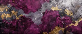 Obraz - Textúrovanie abstrakcie (120x50 cm)