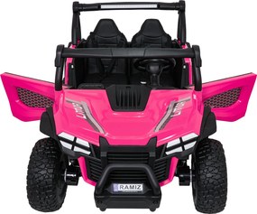 Ramiz Elektrická bugina Gravity pre deti ružová + pohon 4x4 + diaľkové ovládanie