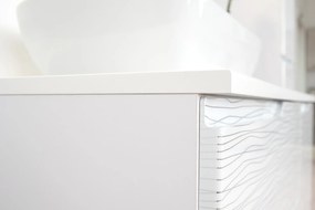 KÚPELŇOVÁ SKRINKA + UMÝVADLO ROMANA II BIELA