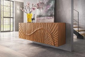 Dizajnová závesná komoda z masívu Scorpion Mango 177cm