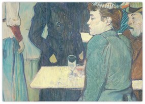 Obraz - Henri de Toulouse-Lautrec, A Corner of the Moulin de la Galette, reprodukcia (70x50 cm)