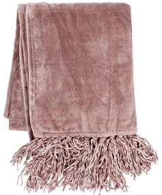 Ružová deka z mikroplyšu Tiseco Home Studio, 130 x 170 cm