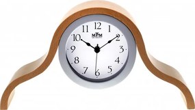 Stolové hodiny MPM, 2709.53 - svetlé drevo, 38cm