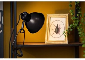 Lucide 45987/01/30 - Lampa s klipom MOYS 1xE27/40W/230V čierna