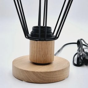 Brilagi - Stolná lampa WOODY BASKET 1xE27/60W/230V dub