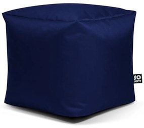 Tmavomodrý detský sedací vak Cube M – So Soft?