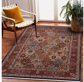 Koberec KESHAN Fredzle, Ornament, ramka orientálny 7576/53511 terakota