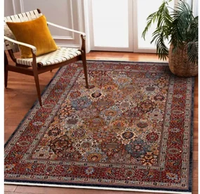 Koberec KESHAN Fredzle, Ornament, ramka orientálny 7576/53511 terakota