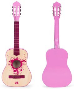 Detská gitara ružová veľká - ECOTOYS