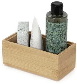 Organizér Compactor Bamboo Box, 15 x 7,5 x 6,5 cm, prírodné drevo