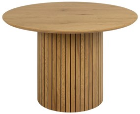 Okrúhly jedálenský stôl Yale 120 cm divoký dub