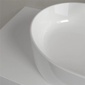 VILLEROY &amp; BOCH Collaro oválne umývadlo na dosku bez otvoru, bez prepadu, 560 x 360 mm, biela alpská, s povrchom CeramicPlus, 4A1956R1