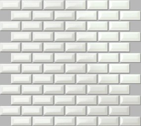 Keramická mozaika Premium Mosaic biela 30x30 cm lesk MOS2348WH