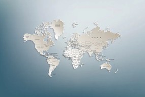 Tapeta mapa sveta v originálnom prevedení - 450x300