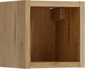 Závěsný horní koupelnový regál Nova 83-20-20 dub coast evoke