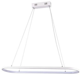 LED Luster na lanku LED/24W/230V 3000K biela