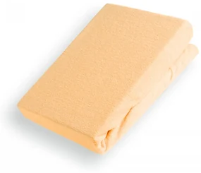 Froté napínacie prestieradlo FR-004 Marhuľové 100 x 200 - výška 20 cm