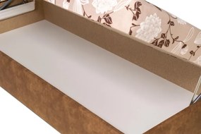 váľanda Tony, 200x90, hnedá vzor (A9/A76, doska/Perseus)