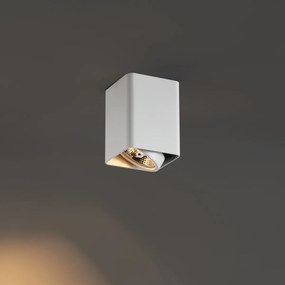 Dizajnový prisadený reflektor biely GU10 70 mm otočný a naklápací - Vox