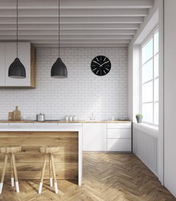 Nástěnné hodiny Modus 30 cm černé