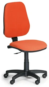 Pracovná stolička Comfort bez podrúčok, oranžová
