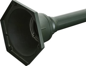 Klasická vonkajšia lampa tmavozelená 235 cm 3-svetlá IP44 - Berta