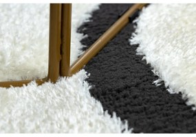 Kusový koberec Crateus krémovočierný 240x330cm