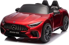 LEAN CARS Mercedes AMG SL63 Červený lakovaný batériový automobil