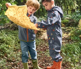 Gumové čižmy, celoplošná kvetinová potlač