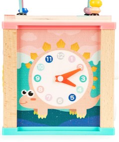 Vzdelávacia drevená kocka, triedička mula ECOTOYS