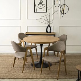 PROXIMA.store - Čalúnená jedálenska stolička RUIZ FARBA: sivá