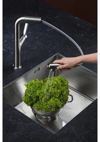 KFA Armatura 6623-220-22- Drezová batéria s vyťah. sprškou DUERO DESIGN nerez