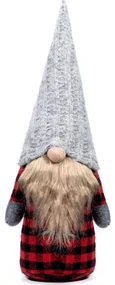 Tutumi Tutumi, vianočný trpaslík 40 cm, šedá-červená, CHR-09639