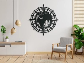 drevko Obraz Zemeguľa a Kompas